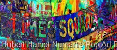 new-york-city-time-square Hubert Hamot Numartis Pop Art Digital